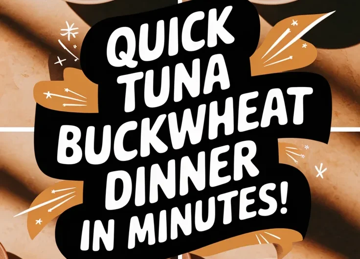 Lazy Microwave Canned Tuna and Instant Buckwheat