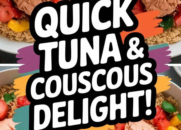 Lazy Microwave Canned Tuna and Instant Couscous