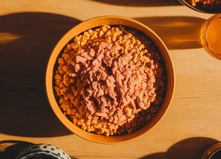 Lazy Microwave Canned Tuna and Instant Freekeh