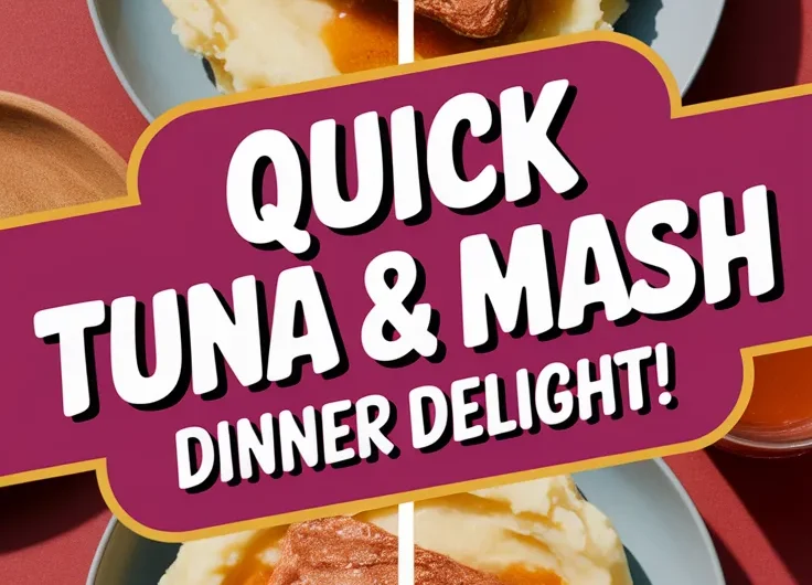 Lazy Microwave Canned Tuna and Instant Mashed Potatoes