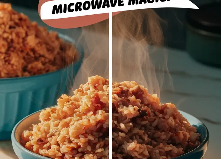 Lazy Microwave Canned Tuna and Instant Rice