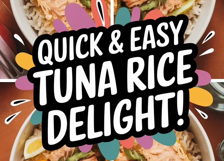 Lazy Microwave Canned Tuna and Rice