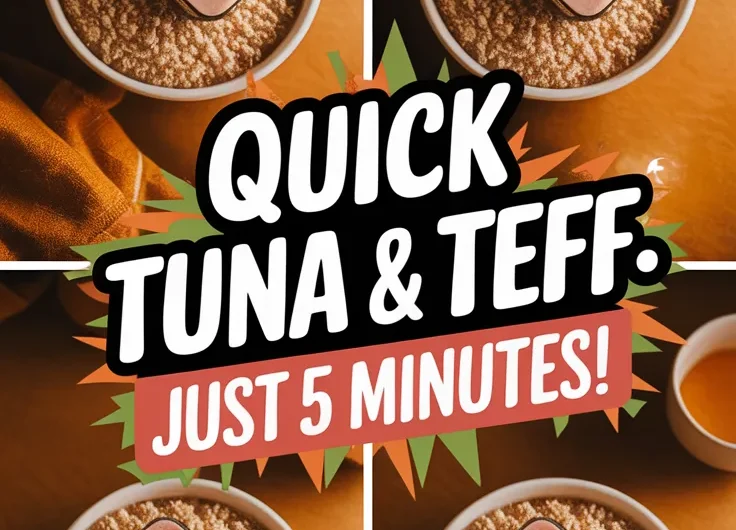 Lazy Microwave Canned Tuna and Instant Teff