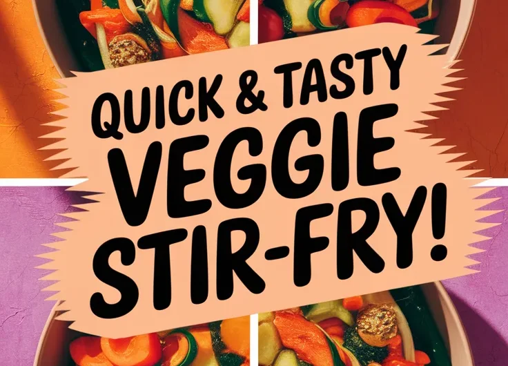 Lazy Microwave Frozen Veggie Stir-Fry
