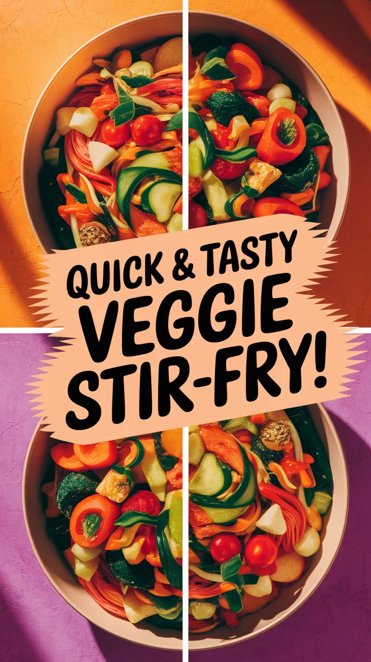 Colorful mixed vegetables arranged in a bowl for a lazy microwave veggie stir-fry.