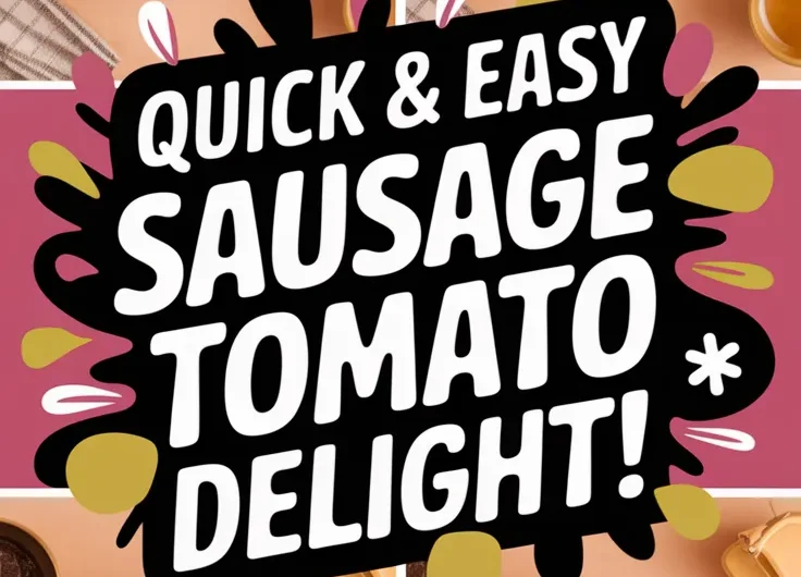 Lazy Microwave Sausage and Diced Tomatoes