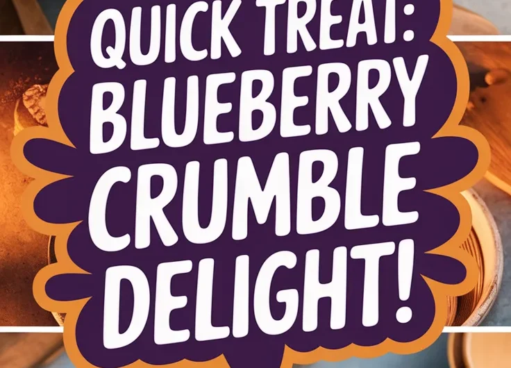 Microwave Blueberry Crumble Mug