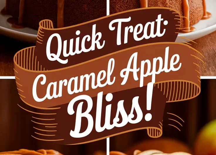 Microwave Caramel Apple Cake