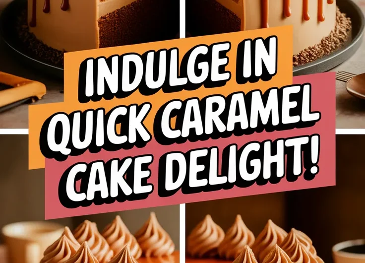 Microwave Caramel Macchiato Cake