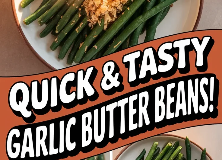 Quick Microwave Garlic Butter Green Beans