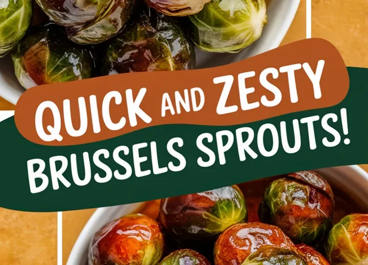 Microwave Honey Sriracha Brussels Sprouts