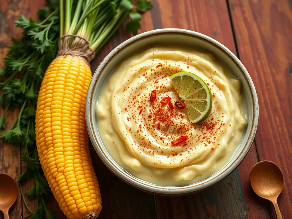 Creamy Mexican street corn in a cup with lime and spices, perfect for a quick snack