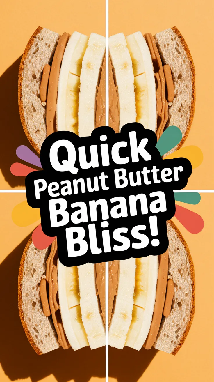 Delicious peanut butter banana toast made quickly in the microwave