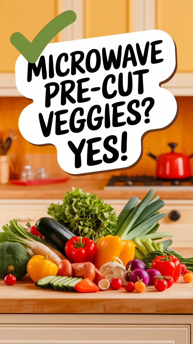 Assorted fresh pre-cut vegetables for quick 3-minute stir-fry bases