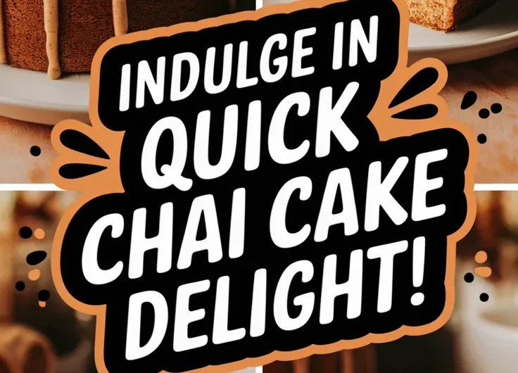 Microwave Vanilla Chai Cake