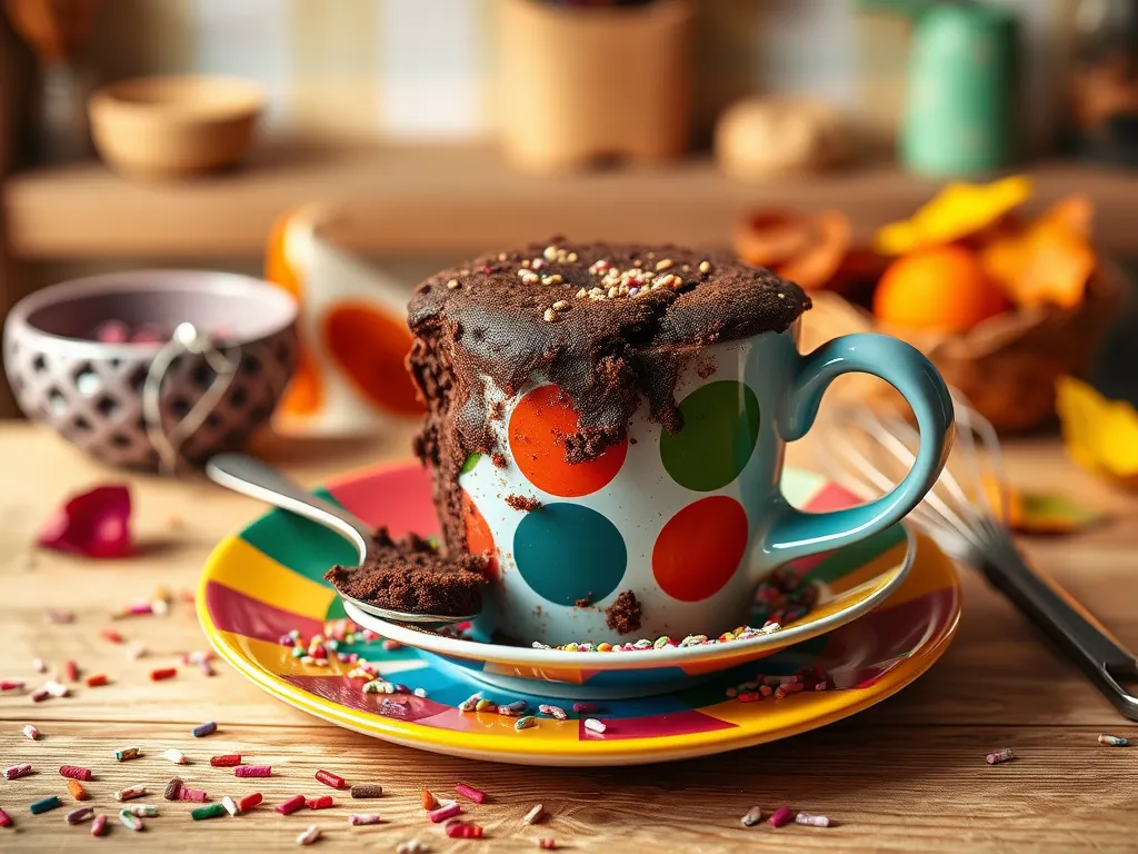 Delicious Peanut Butter Cup Dip in a colorful mug with sprinkles, perfect for parties.