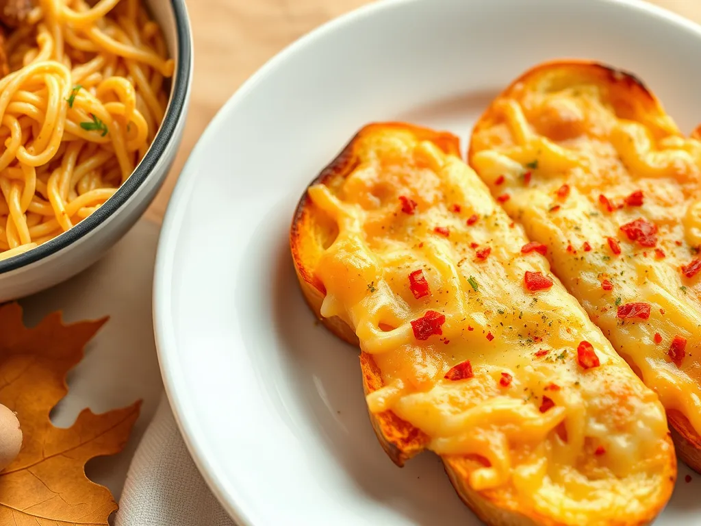 Delicious cheesy garlic bread made quickly in the microwave, perfect for a snack.