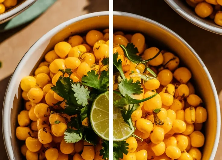 Quick Microwave Chili Lime Corn