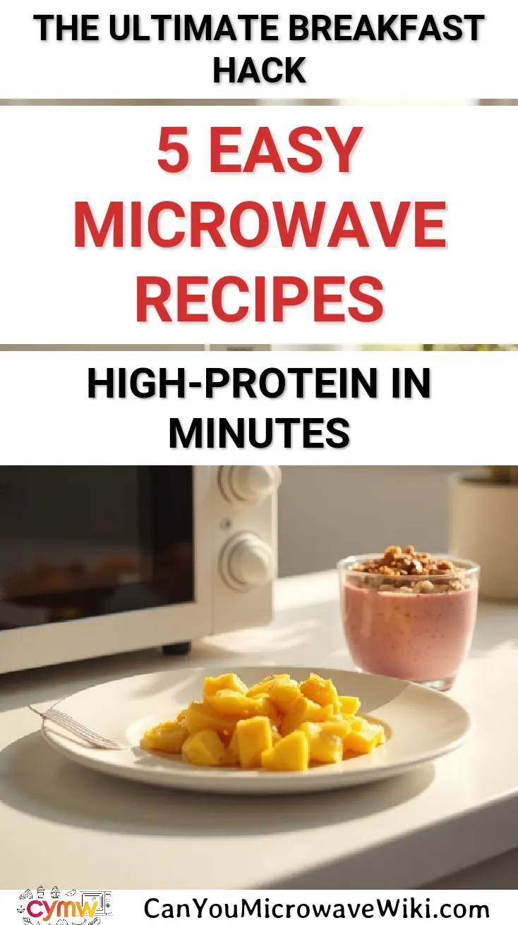 Delicious high-protein microwave breakfast options