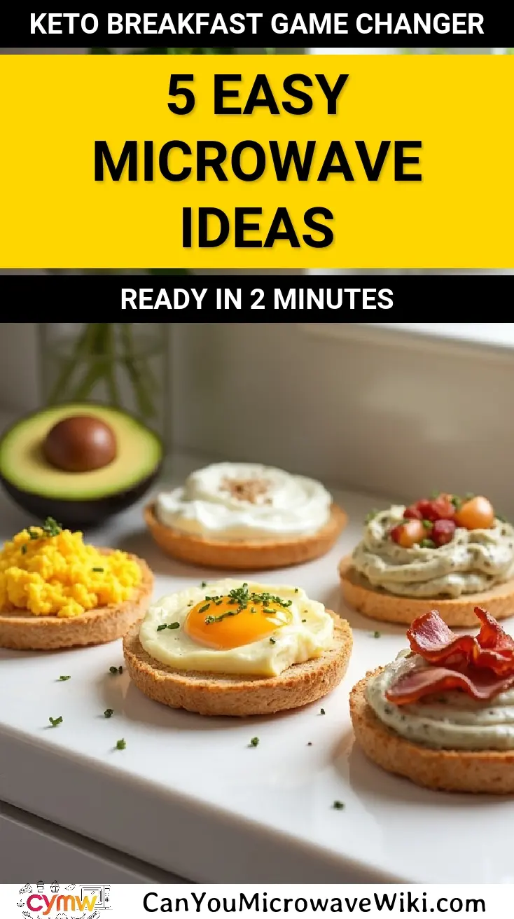 Delicious keto microwave breakfast ideas ready in 2 minutes