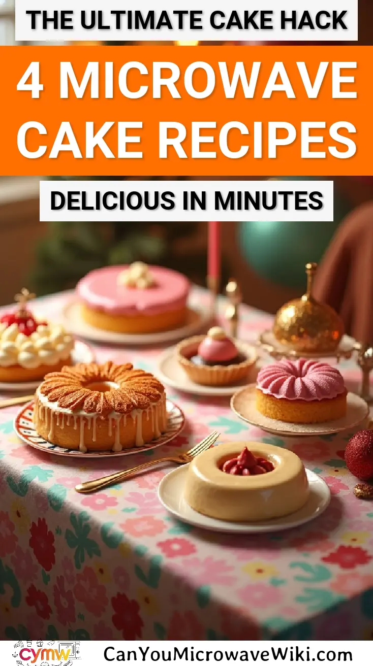 Delicious microwave cake recipes perfect for celebrations