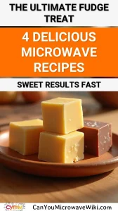 A variety of delicious fudge made easily in the microwave, perfect for quick treats.