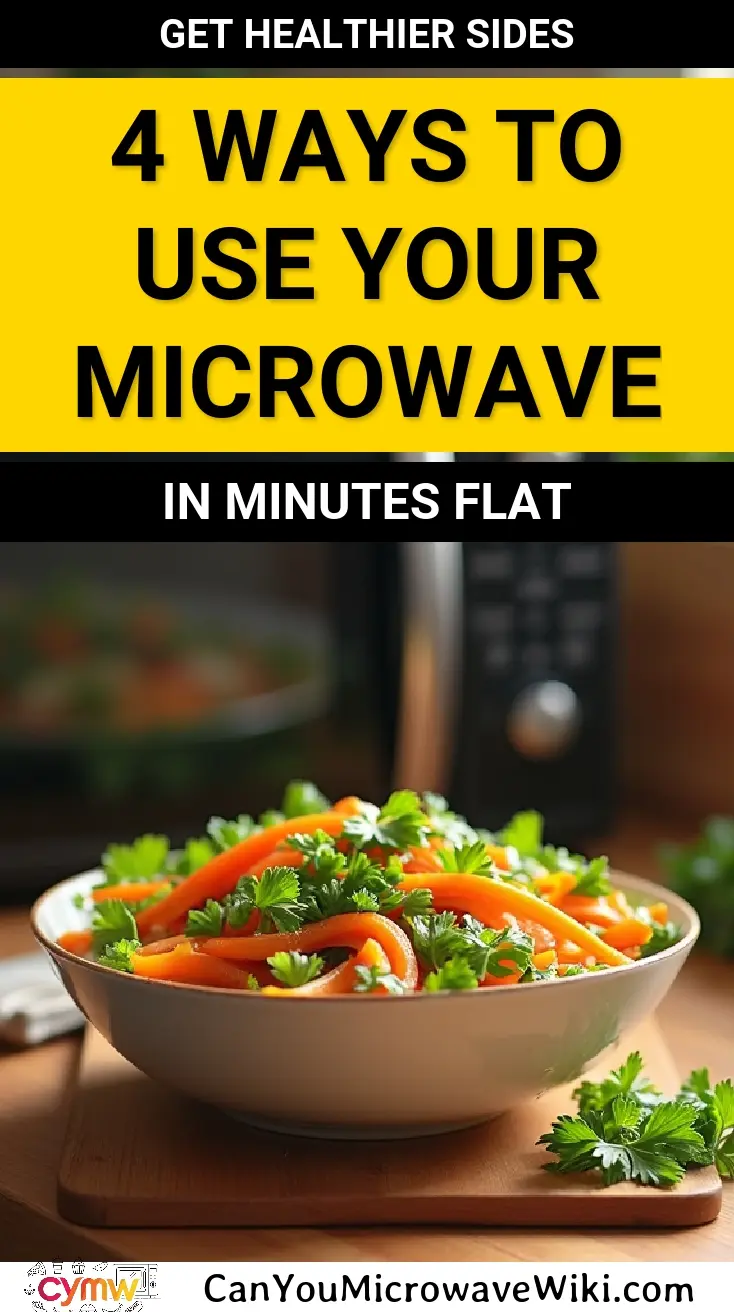 Healthy vegetables cooked in a microwave for quick and easy sides.