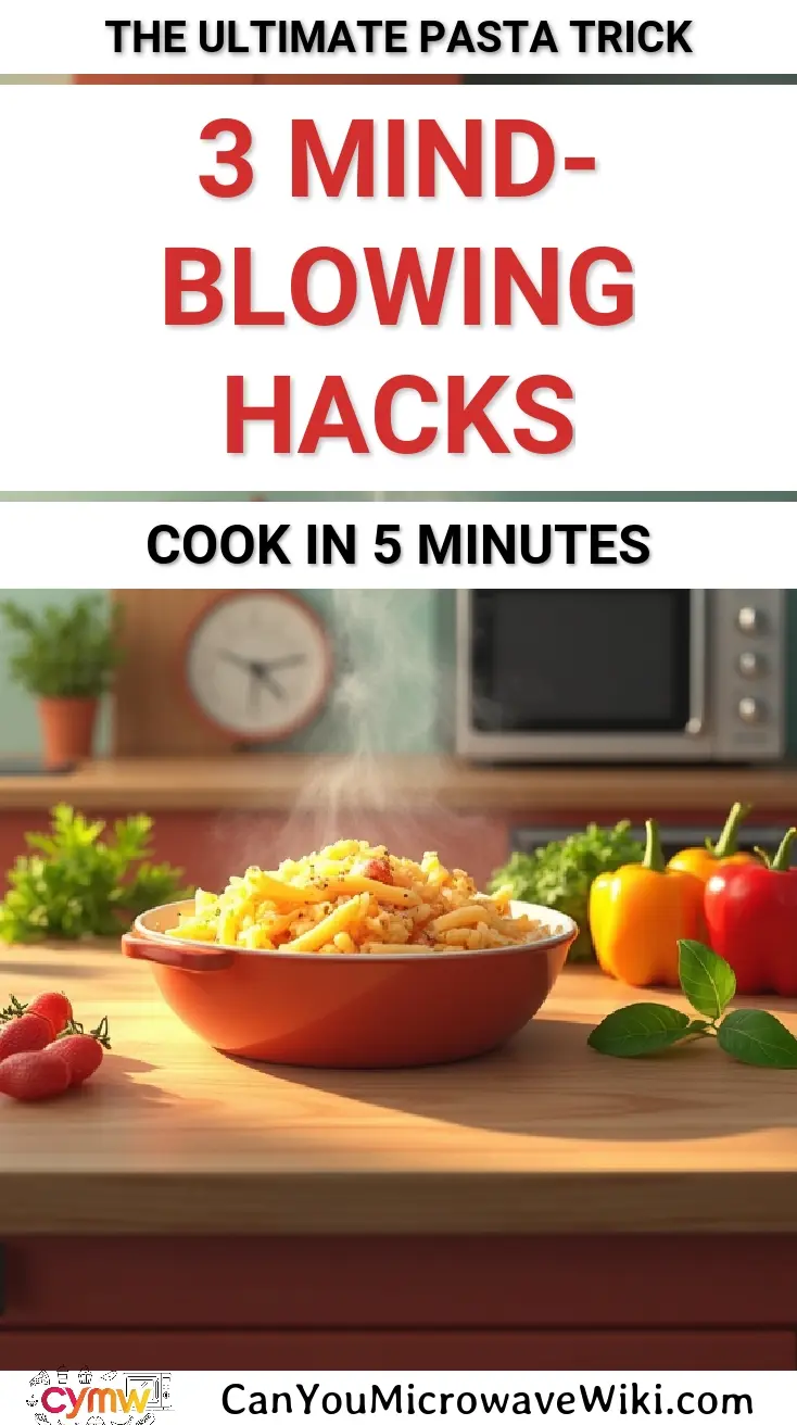 Delicious pasta cooked in a microwave using 3 mind-blowing hacks for quick meals