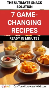 Delicious microwave snack recipes ready in minutes