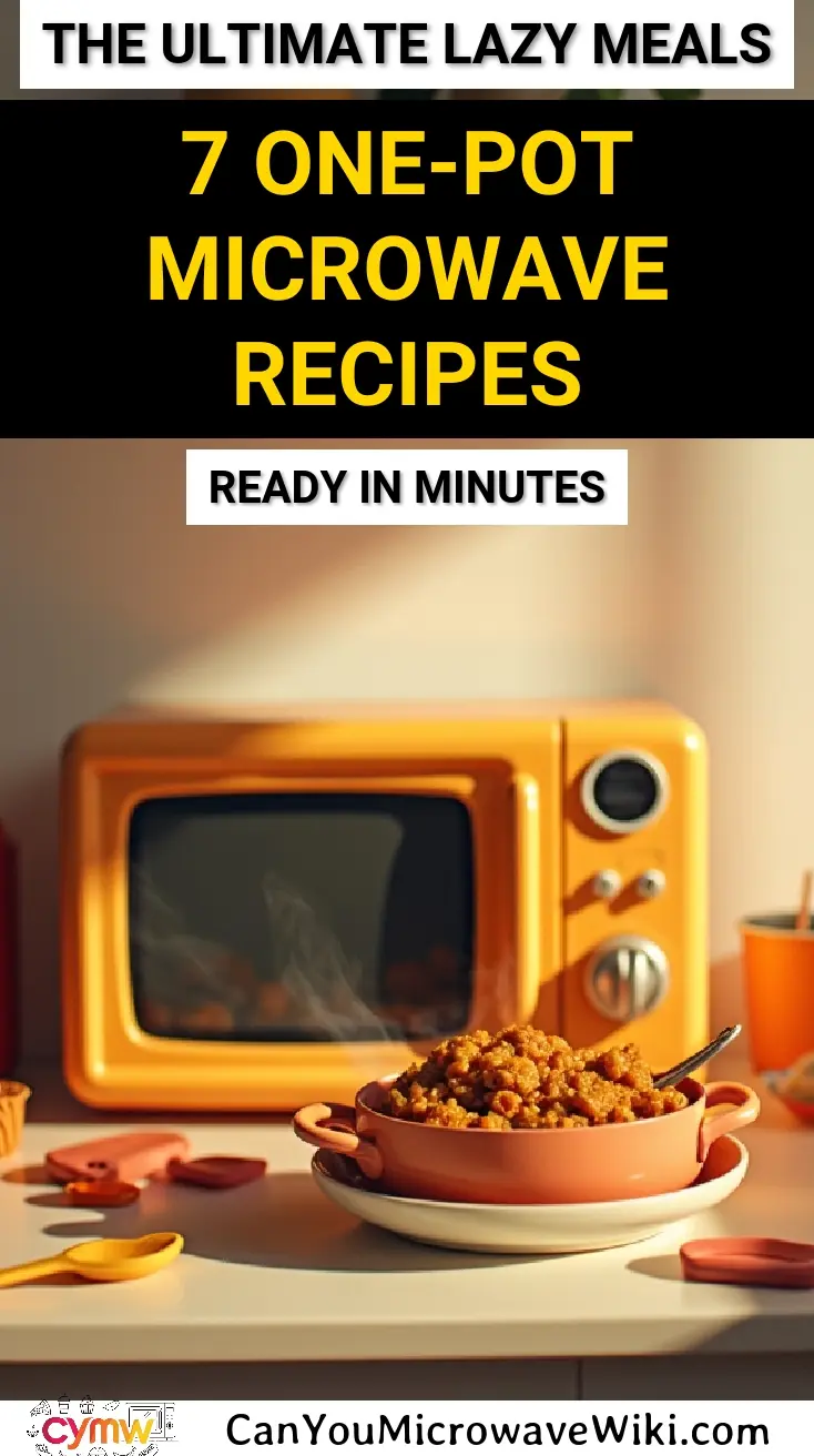 Delicious one-pot microwave meals for quick and easy cooking.