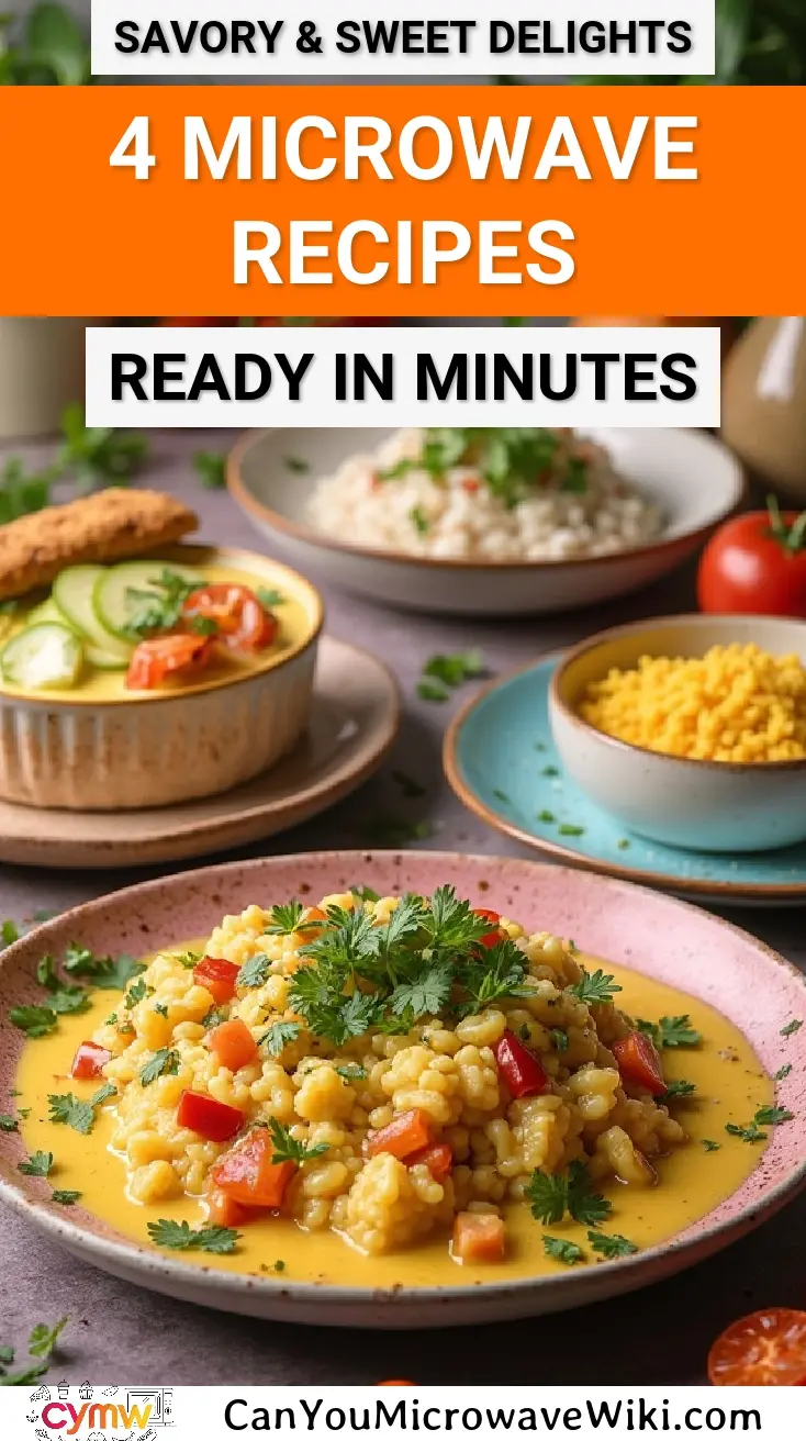 Delicious Savory and Sweet Microwave Recipes with Coconut