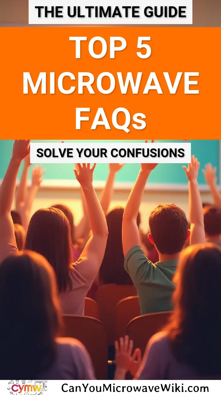 Audience raising hands for Top 5 Most-Asked Microwave Questions answered.